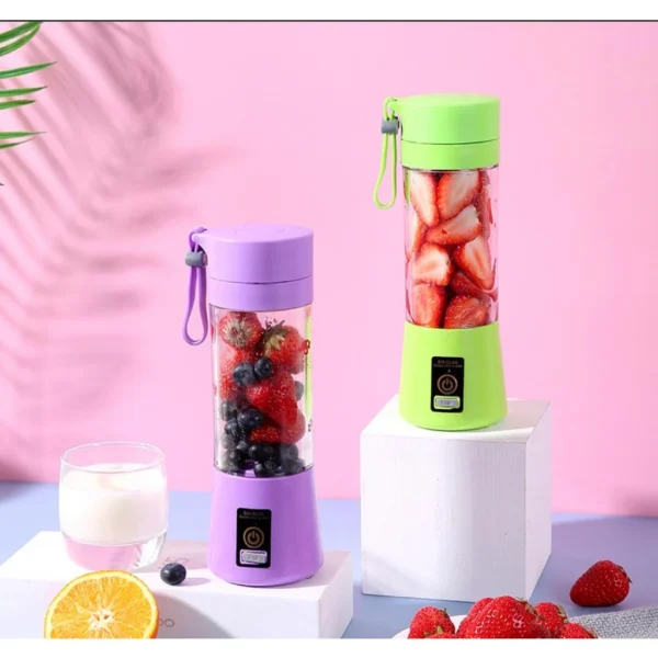 Mini Liquidificador Portátil 6 Lâminas Recarregável - Image 3