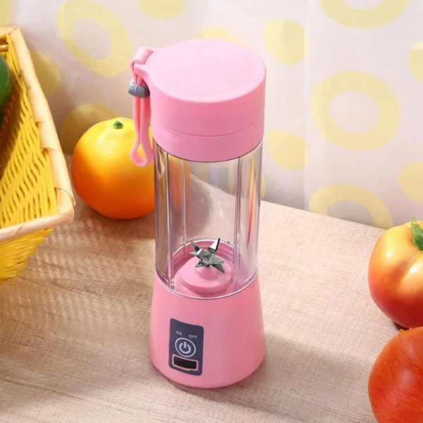 Mini Liquidificador Portátil 6 Lâminas Recarregável - Image 4